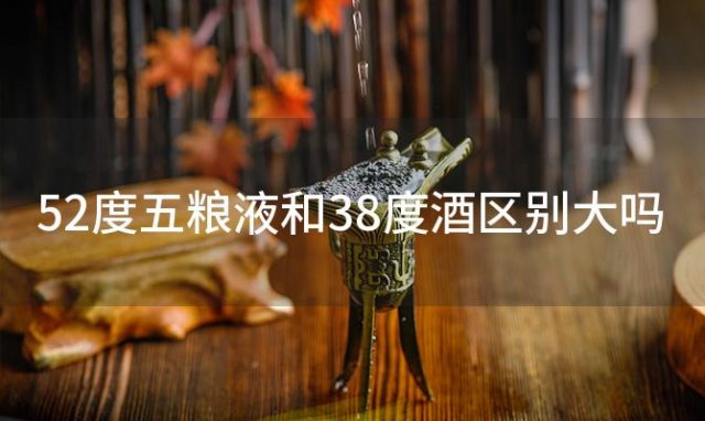 52度五粮液和38度酒区别大吗_53度五粮液和52度的区别